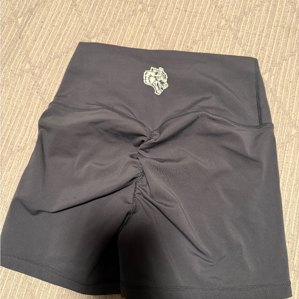Darc Sport Navy Athletic Shorts with Ruched Back